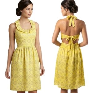 ANTHROPOLOGIE LAUREN MOFFATT Final Act Silk Halter Dress - Size 6
